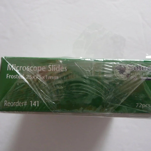 NIB Microscope Slides Frosted 72pcs in Box Select Medical Products PSS - Picture 3 of 5
